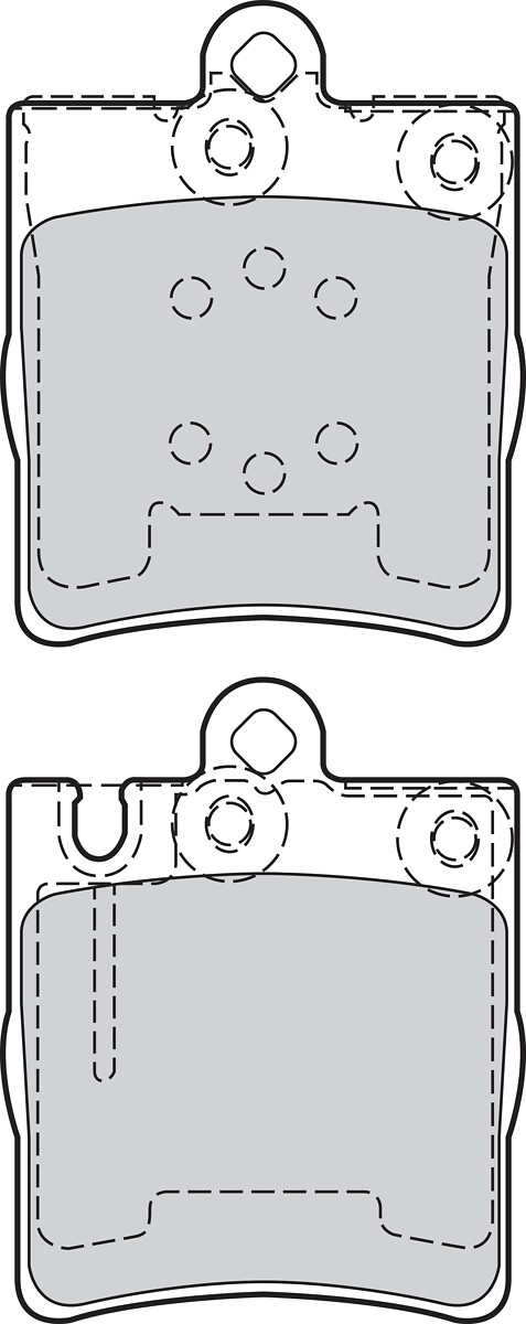 Jeu de 4 plaquettes de frein VALEO ref. 302028